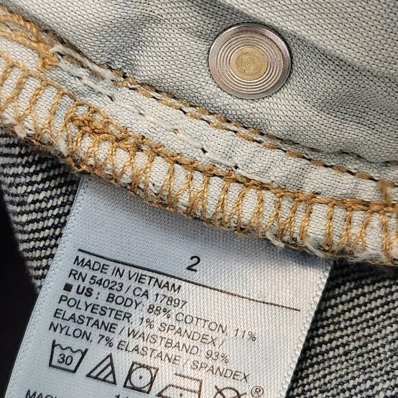 Old Navy O.G Straight Maternity Dark Blue Jeans Size 2 - Picture 11 of 11